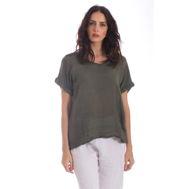 Italian Linen T-Shirt - Grande - Image 17