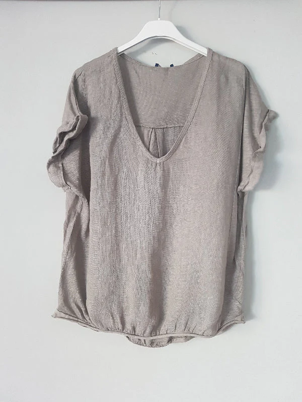 Italian Linen T-Shirt - Grande - Image 22