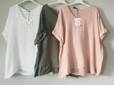 Italian Linen T-Shirt - Grande - Image 3