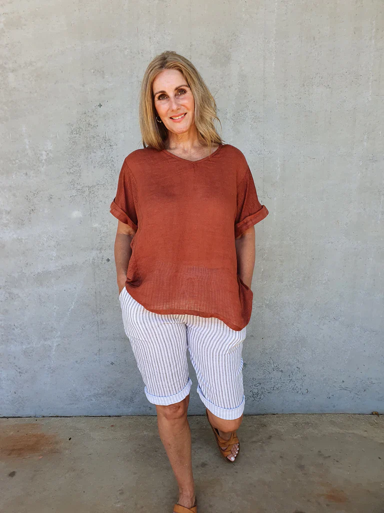 Italian Linen T-Shirt - Grande - Image 7