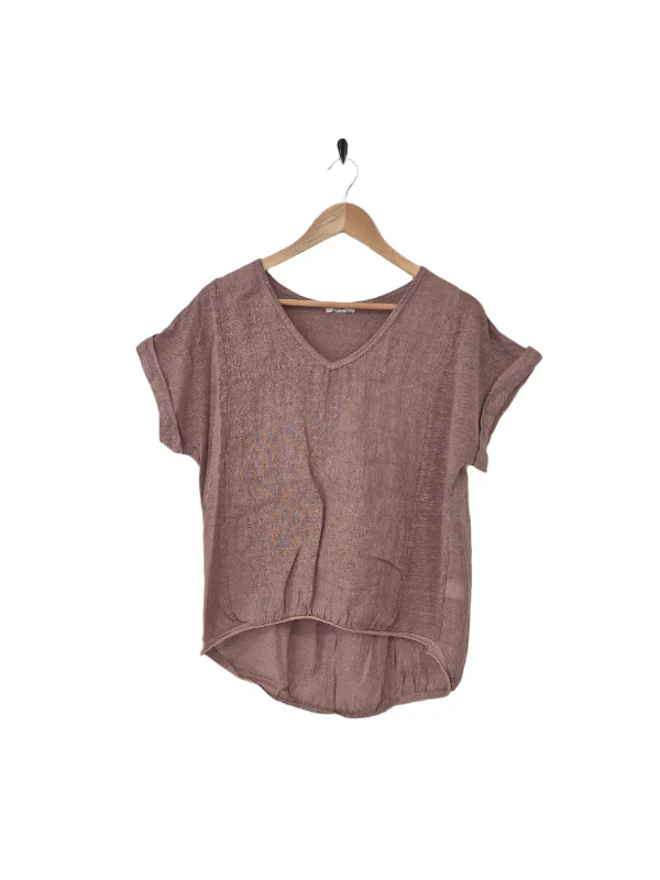 Plain Italian Linen Tee - Siena - Image 38